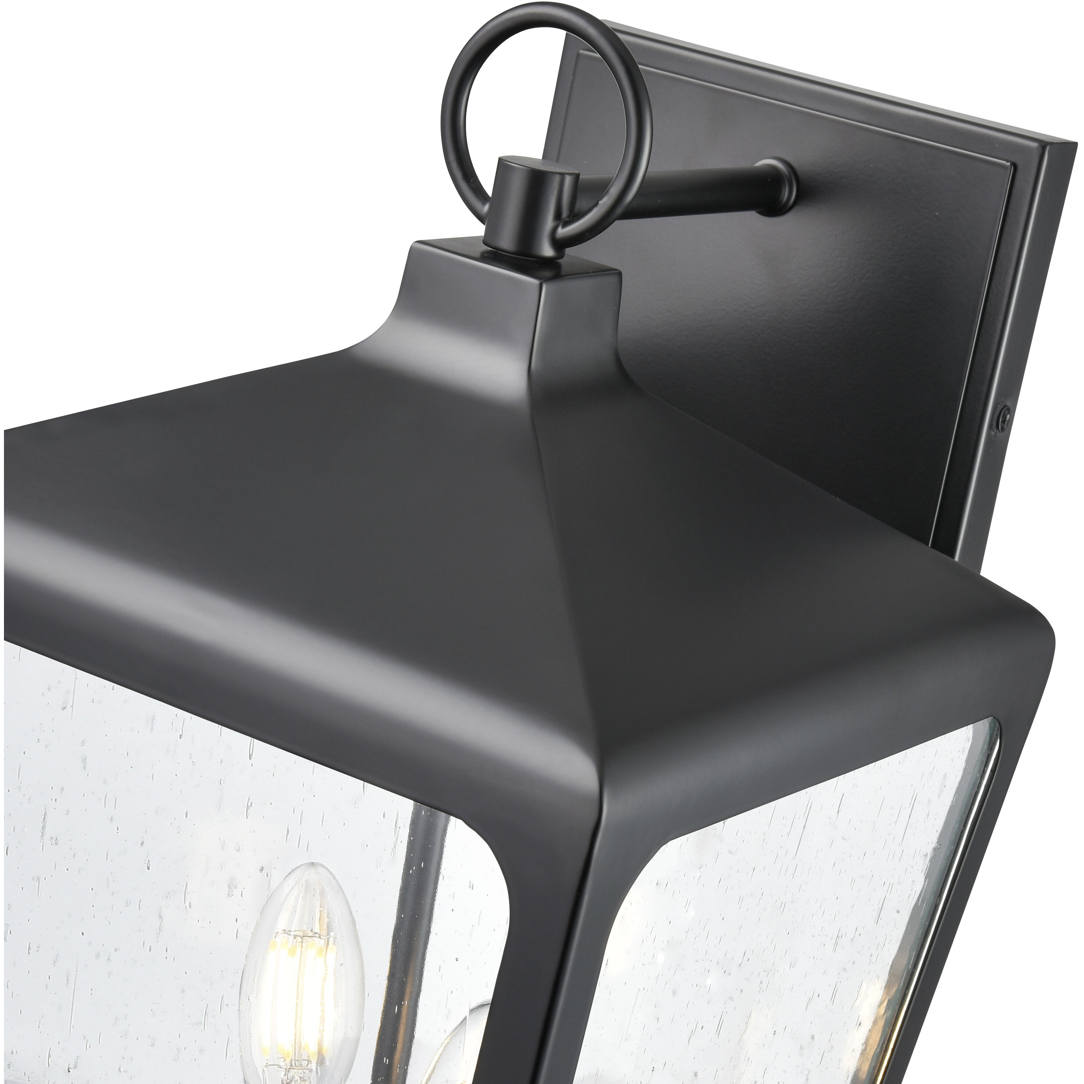 Brooks 2 Light 18.7 inch Powder Coated Black Outdoor Wall Sconce